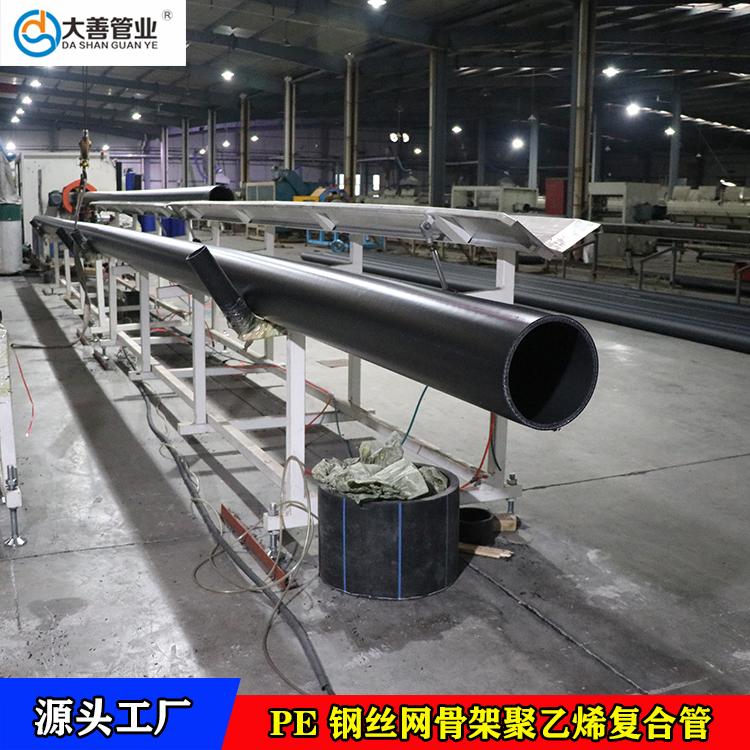 华北消防给水管道厂家直供   大善钢丝网骨架聚乙烯塑料复合管生产厂家   室外管网