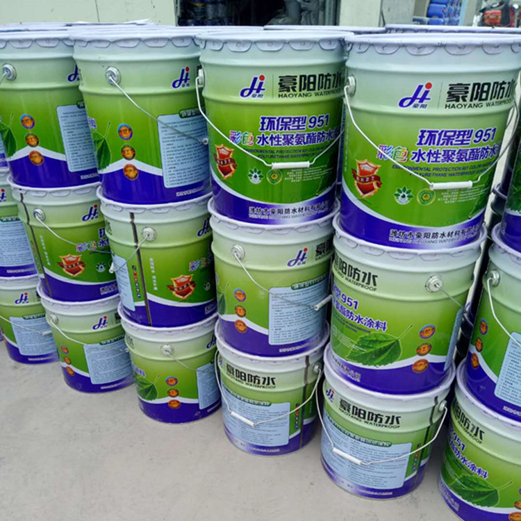 潍坊地下室卫生间厨房防水材料951水性聚氨酯防水涂料    951水性聚氨酯防水涂料施工便捷