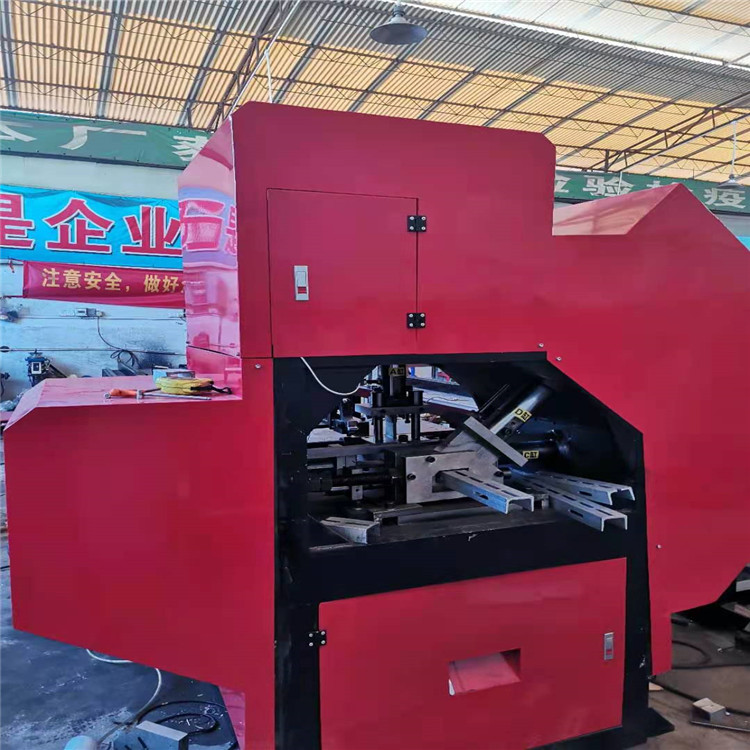 湖北随州方管货架自动冲孔机 商场货架自动冲孔机质优宏大机械