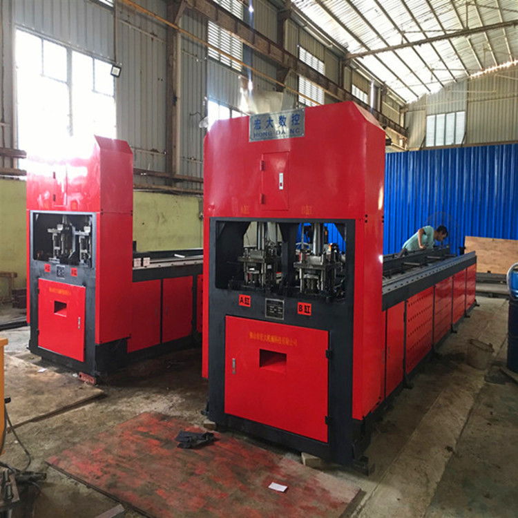 山西晋城方管货架数控冲床 镀锌方管全自动打孔机厂家请认准宏大机械