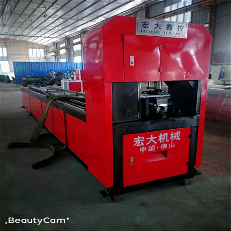 广东汕头蝴蝶孔货架数控冲床 建筑爬架全自动打孔机厂家服务周到宏大机械