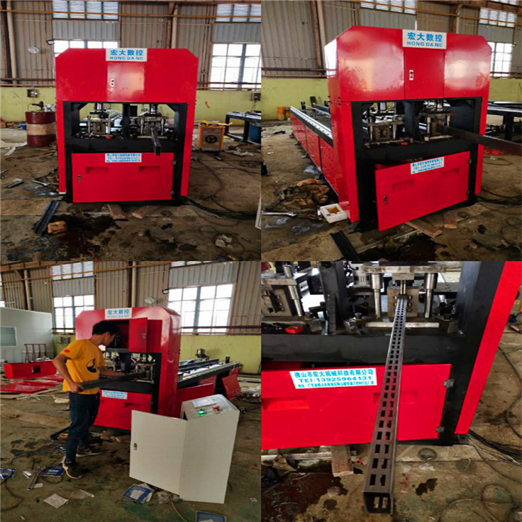 香港门头沟便利店货架自动送料机 立柱货架数控冲床全新报价宏大机械