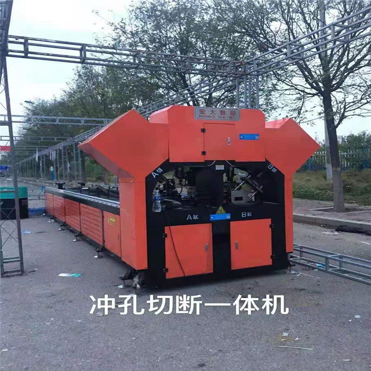 浙江衢州立柱货架数控冲床 双排孔货架自动冲孔机今日价格宏大机械