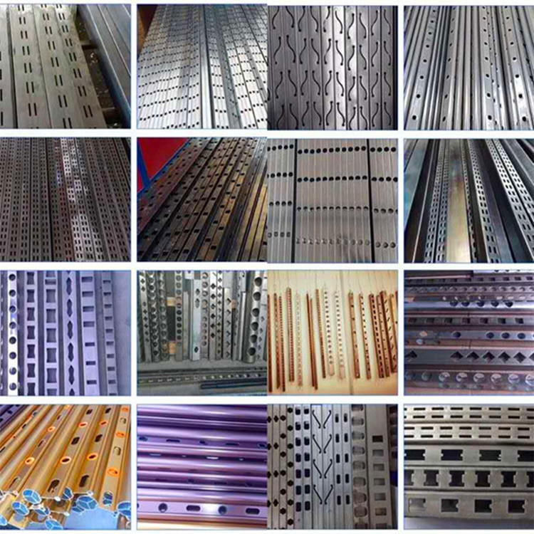 山东威海商超货架自动送料机 方管自动冲床一分钟可以冲多少孔宏大机械