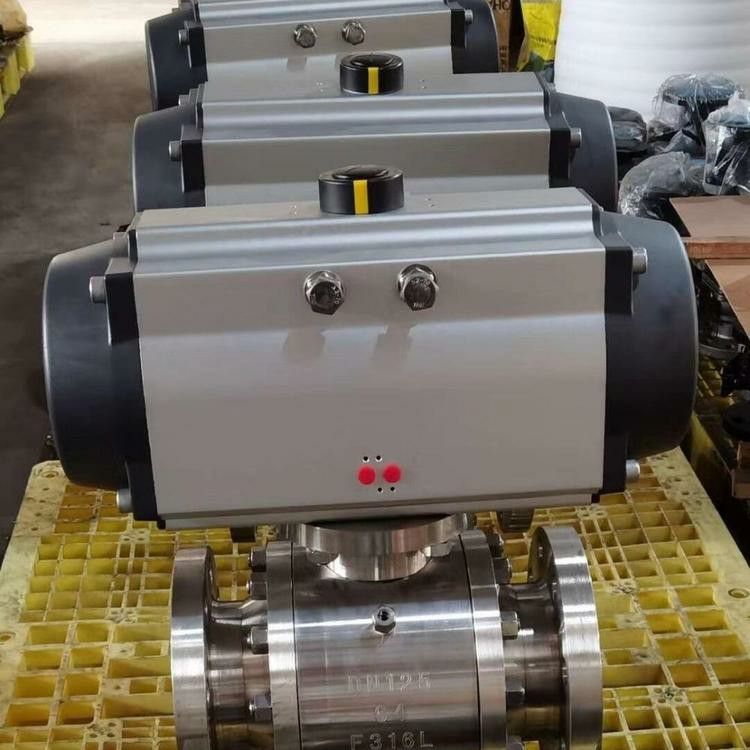 DN600 气动锻钢球阀 Q647F/H/Y/16/320C/150LB/2500LB