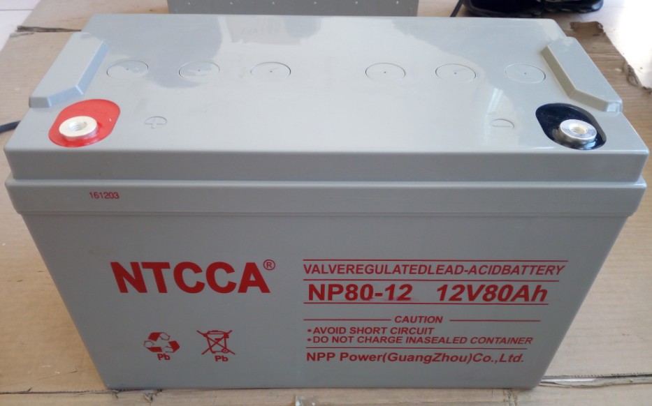 蓄电池 NP80-12 12V80AH UPS电源铅酸免维护蓄电池UPS电源蓄电池太阳能