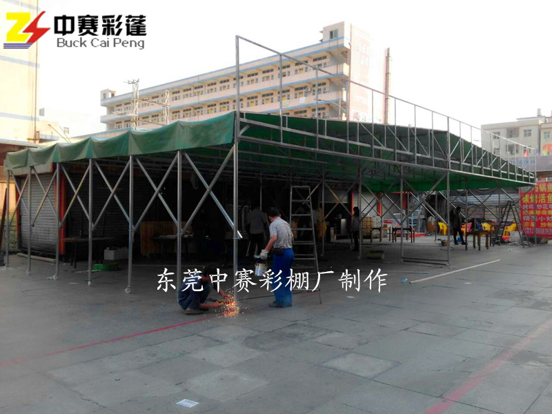 广西柳州三江县厂家生产大型活动推拉棚帐篷 推拉篷 临时仓库大棚推拉蓬伸缩雨棚厂家直销