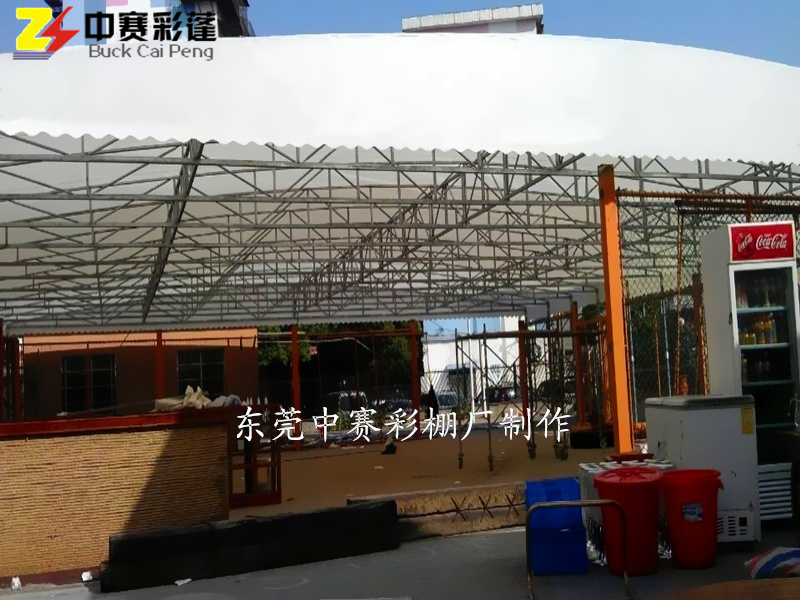 内蒙古额尔古纳市大型推拉棚活动蓬移动帐篷仓库棚工地棚排挡棚电动排挡棚