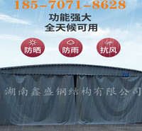 六<em>安</em>各类推拉雨棚遮阳棚大型防护棚