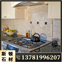 石材新款大理石马赛克黑白马赛克米黄马赛克六角马赛克背景墙水池