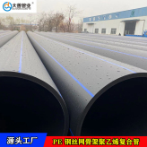 潍坊市市政管道   用水管   聚乙烯给水管   PE给水管   pe排水管  定制钢丝网骨架复合管