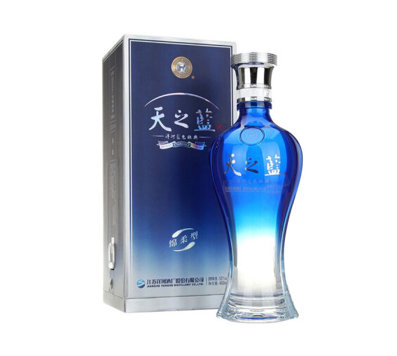 上海洋河全系销售 天之蓝52度480ml 整箱批发
