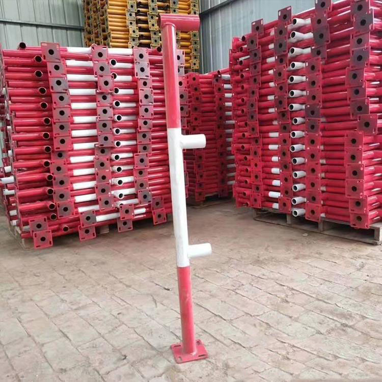 江苏  建筑工地施工楼梯扶手安全防护工地临时栏杆配件立杆