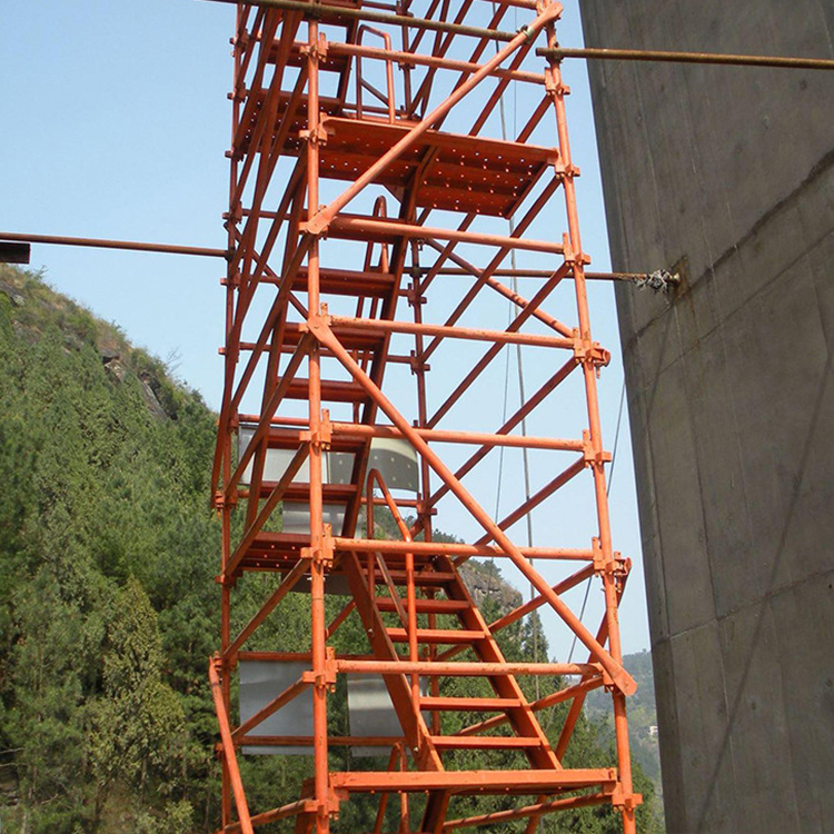 现货出售 基坑建筑网型爬梯 香蕉式安全爬梯 施工建筑安全爬梯 按需定制