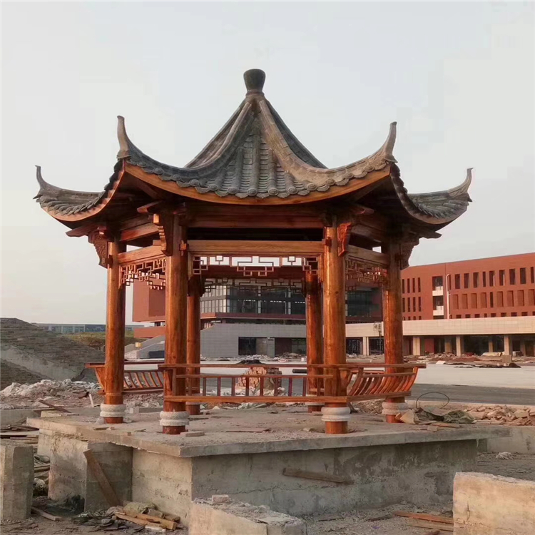 河南防腐木凉亭 防腐木古建凉亭 厂家直销 推荐亚森