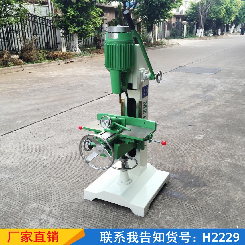 宏胜MZ1610方眼钻 立式高速打眼机 小型自动榫槽机货号H2229
