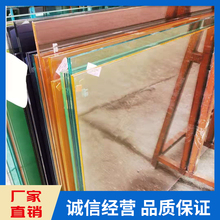 彩釉钢化玻璃 玄关钢化玻璃 玻璃厂
