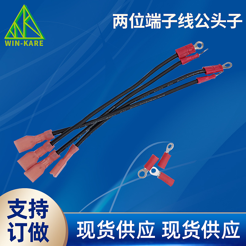 两位端子线公头 LED电源天花灯射灯对接接线端子