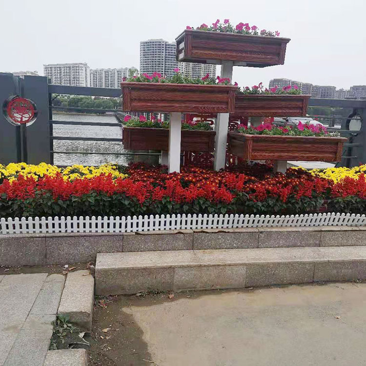 临朐和家悦花箱  景观花箱  城市道路花箱供应