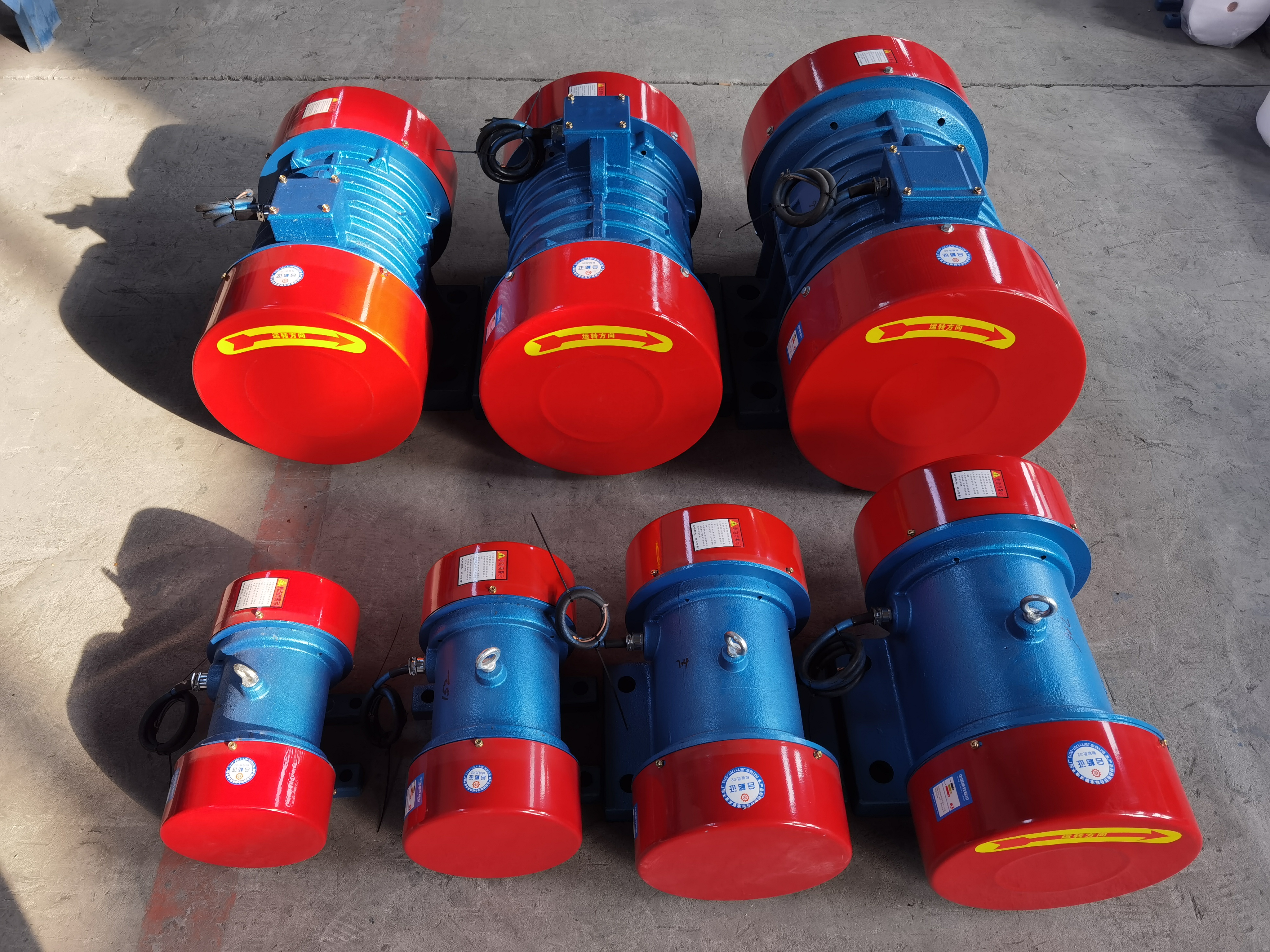 德通振动 安徽批发卧式YZS系列振动电机 0.75KW-12KW  4级6级8级卧式振动电机