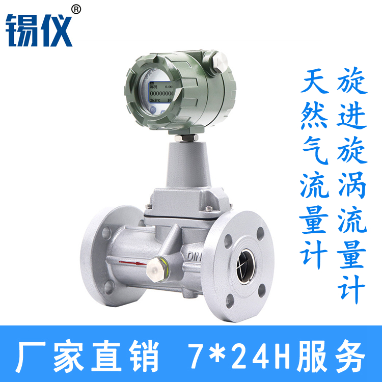 304不锈钢旋进旋涡流量计 带油杯漩涡流量计