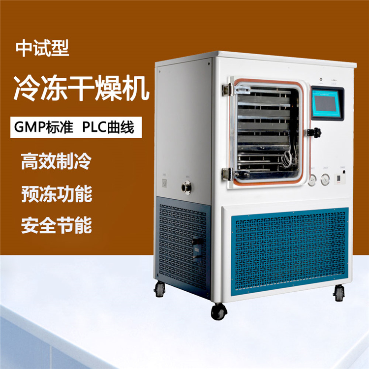 定制中试型冻干机厂家 中试型冷冻干燥机 快速发货