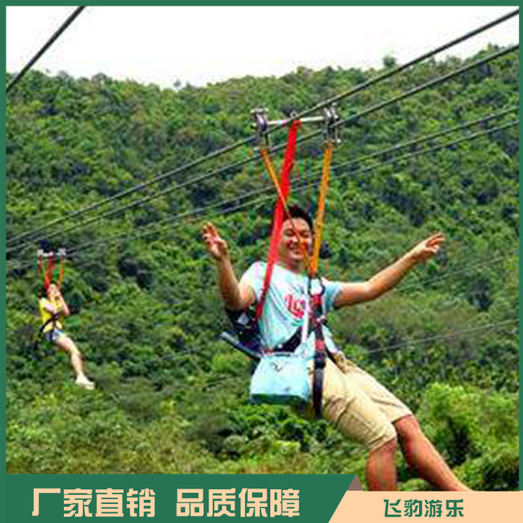 高空滑索项目 高空飞索设备厂家 一年质保 终身售后