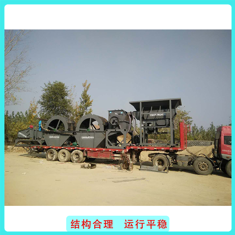 工地破碎洗砂机 厂家发货 山东破碎水洗设备加工