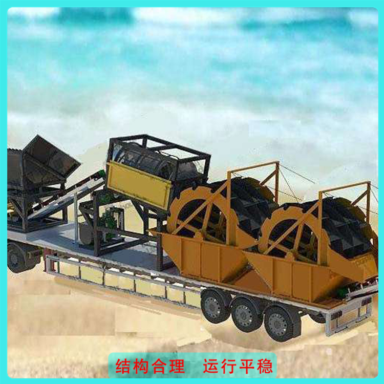 处理量大 破碎水洗设备定制 海南工地破碎洗砂设备
