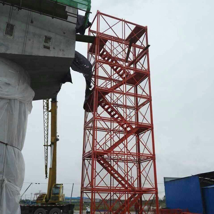 安全梯笼 铁路施工安全梯笼 重型桥梁施工用安全梯笼 利科建筑供应 质量放心