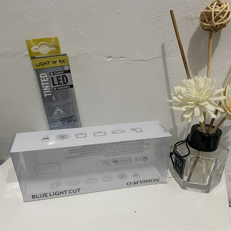 伍美 折盒 印刷胶盒 透明礼品包装盒 pvc折盒