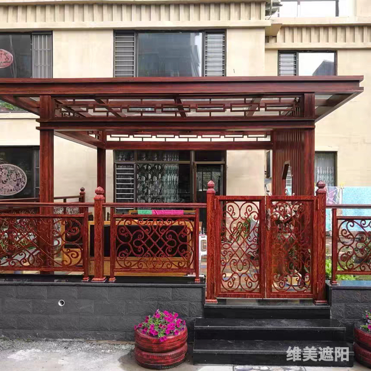 别墅小区铝合金葡萄架凉亭定做厂家