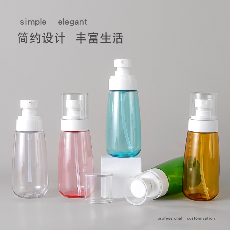 旭淼玻璃30ml分装瓶便携旅行喷雾分装瓶按压式化妆品乳业补水瓶细雾小喷壶可定制大容量100ml