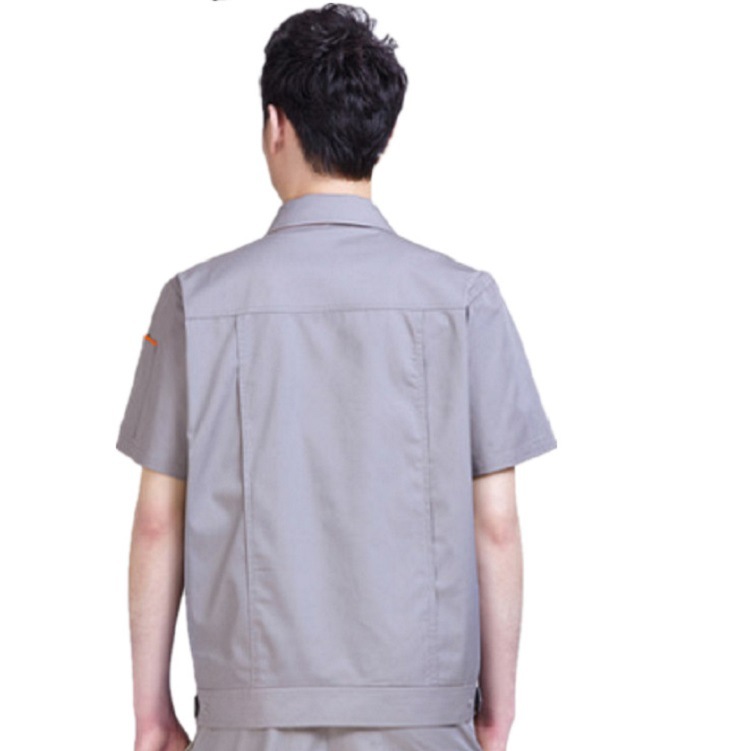 石油工作服套装 纯色劳保工作服 定制工作服套装