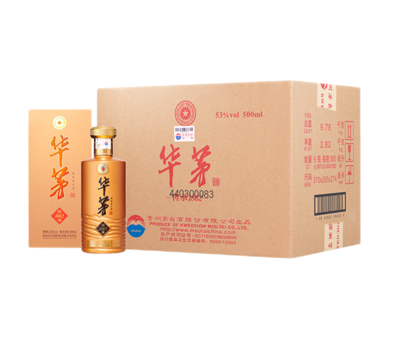 53度500ml华茅传承 1862价格 整箱批发