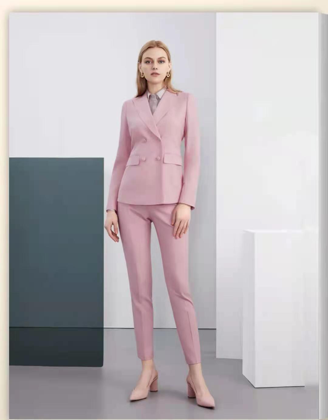 济南女西装团购 职业工作服批发   弹力外套