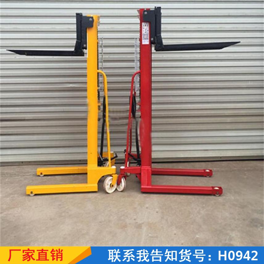 宏胜电动手动堆高车 叉车液压液压堆高车 小型堆垛车手动液压堆高车货号H0942