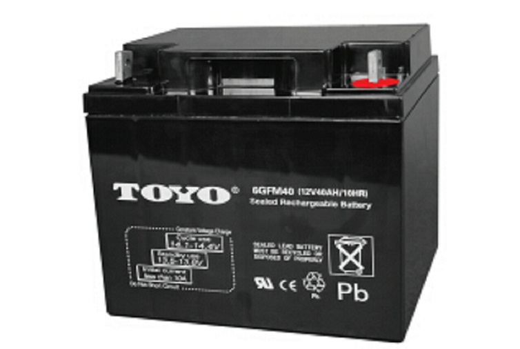 TOYO东洋蓄电池6FM40 12V40AH阀控密封式铅酸电瓶