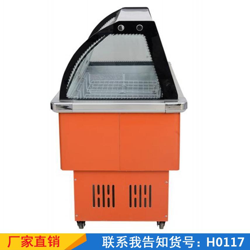 宏胜四果汤串串柜 冷锅小型冷藏柜 展示凉菜单开门保鲜柜货号H0117