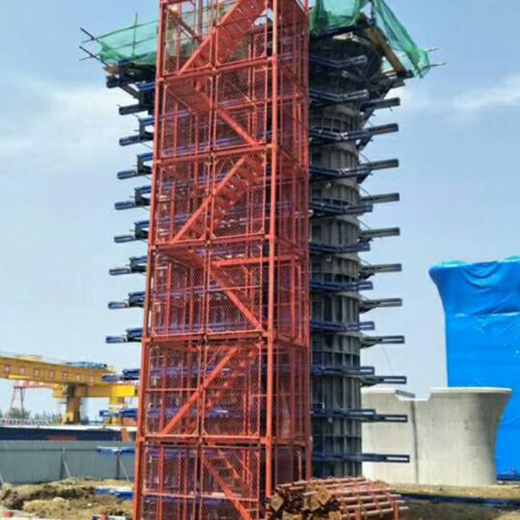 建筑工地安全爬梯 挂网式爬梯 工地安全爬梯 利科建筑供应 来电咨询