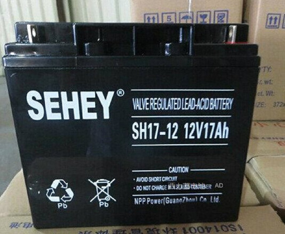 UPS蓄电池西力SH17-12铅酸免维护12V17AH直流屏EPS电源消防系统电瓶
