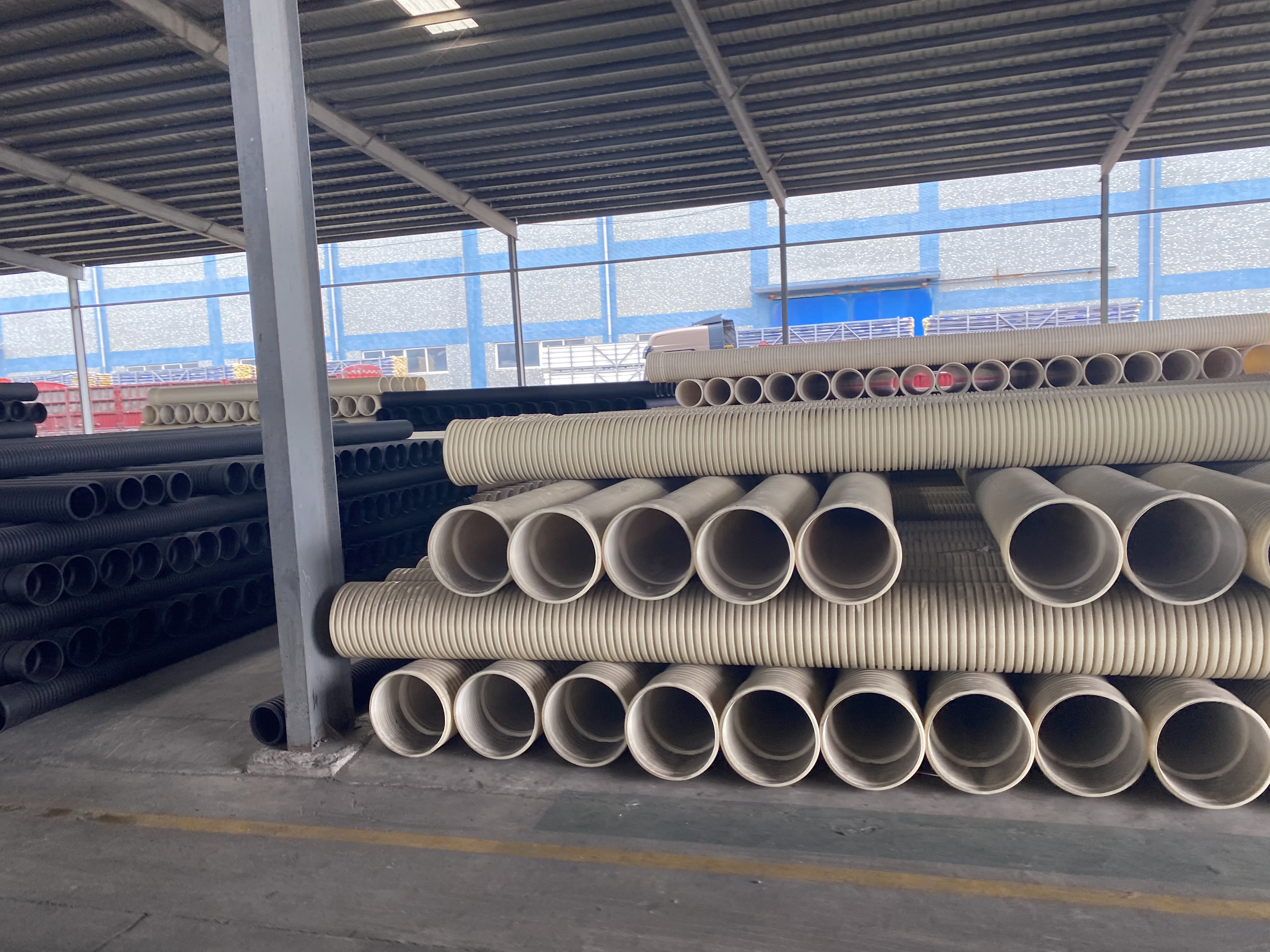 河南济源市联塑管道 pvc双壁波纹管厂家 排水管