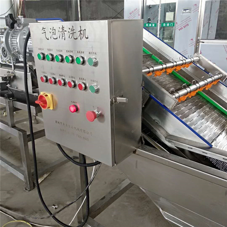 浸泡式草莓清洗机 6500型蔬果清洗设备 果蔬粗加工前期清洗设备生产线制作商