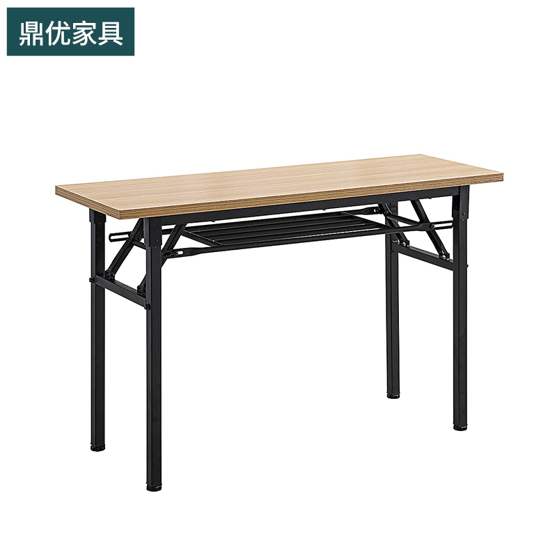 折叠培训桌子，移动可翻板条形长条桌，简易学生课桌厂家批发
