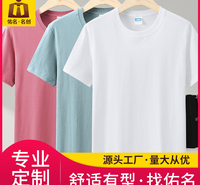 班服定制t恤 纯棉短袖圆领工作服 印字企业团体聚会广告文化衫 佑名服饰厂家批发 量大从优