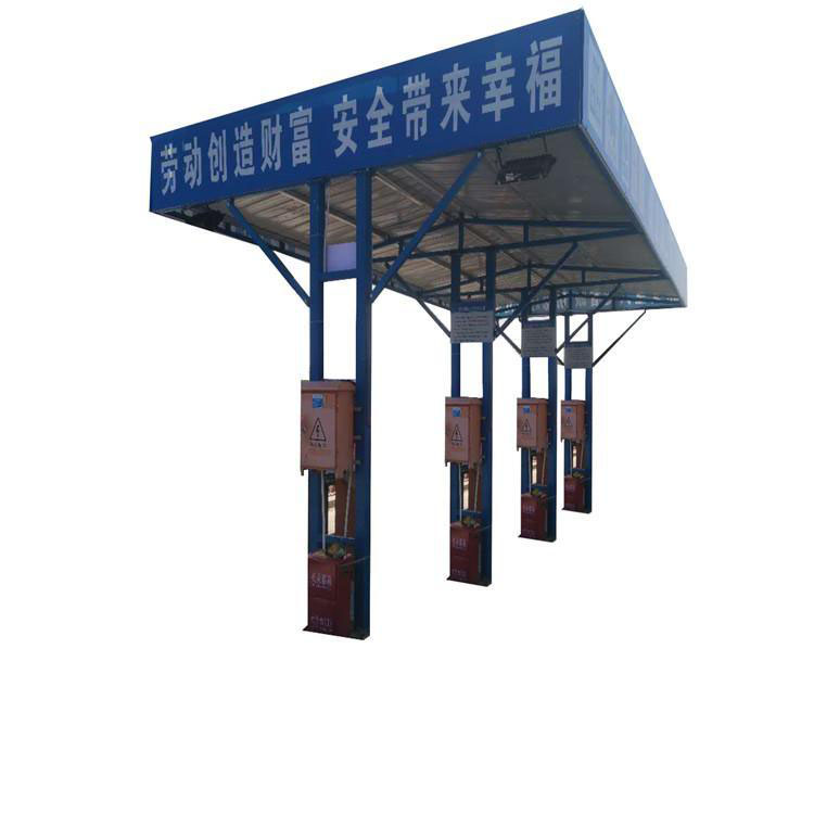 永邦 销售  施工安全防护棚  钢筋加工防护棚  施工工地防护棚