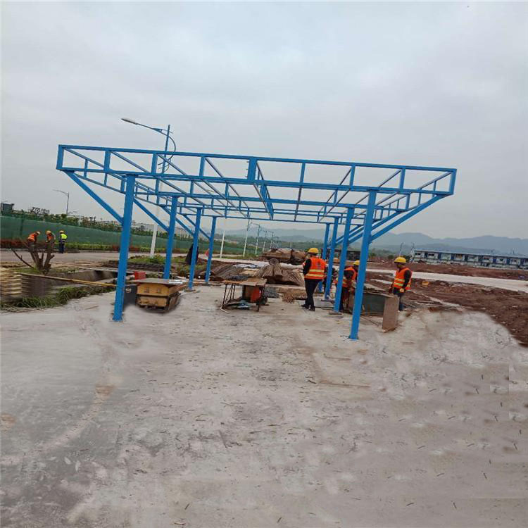 永邦  建筑工地现场钢筋防护棚  钢筋加工棚标准化  双层安全钢筋防护棚  欢迎来电