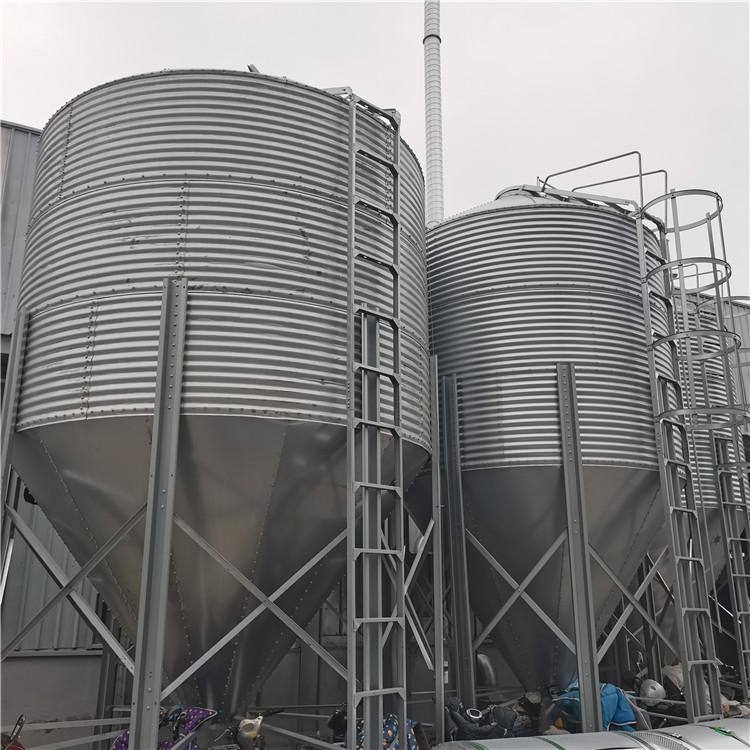 德州自动化养猪喂料镀锌料塔  镀锌板料塔厂家定制