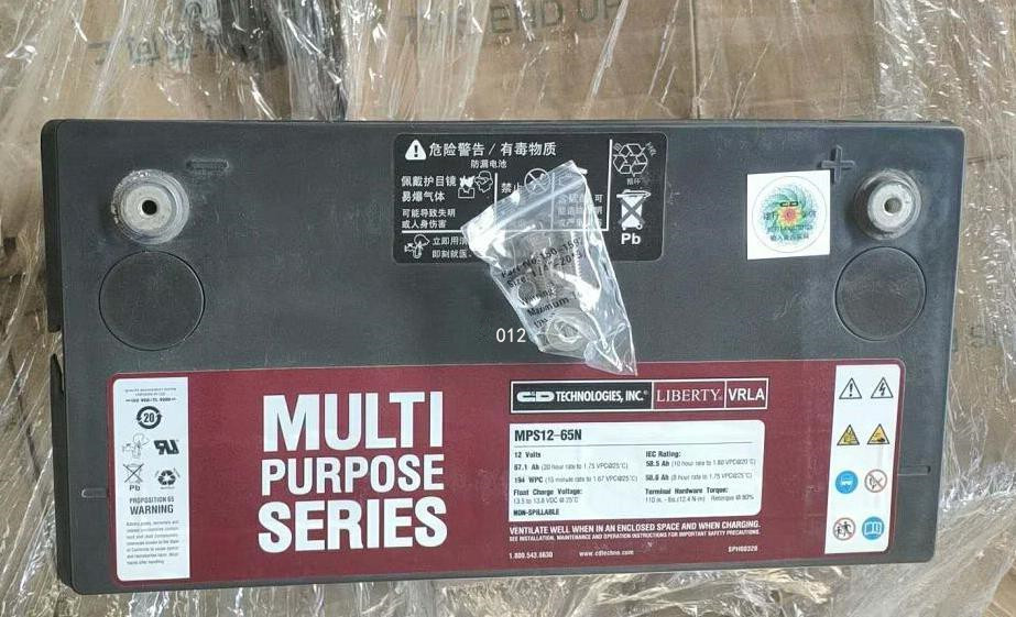 西恩迪大力神蓄电池MPS12-65N 12V65AH免维护铅酸 机房专用