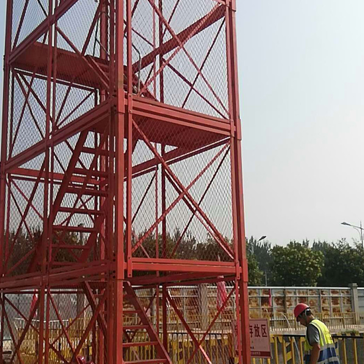 箱式梯笼厂家 定做基坑安全梯笼 重型框架安全梯笼 按时发货